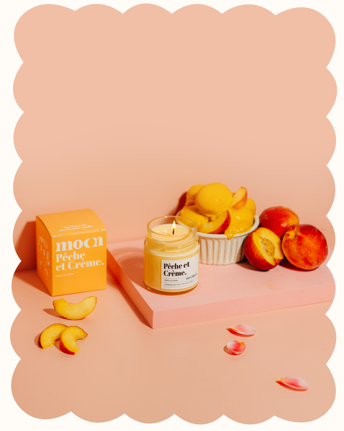 Pêche et Crème